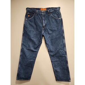 Wrangler FR‎ Jeans Riggs Workwear Mens 38x32, Fire Resistant HRC2/2112 Preowned